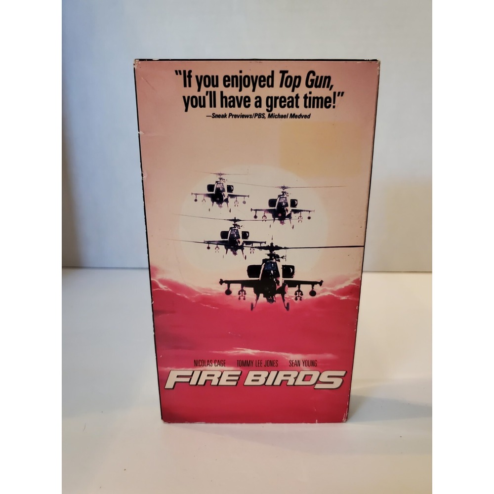 Fire Birds (VHS, 1990) Nicholas Cage, Tommy Lee Jones & Sean Young